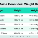 maine coon weight chart