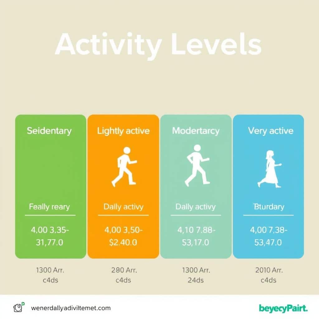 Different activity levels and their impact on calorie needs and weight management Different activity levels and their impact on calorie needs and weight management