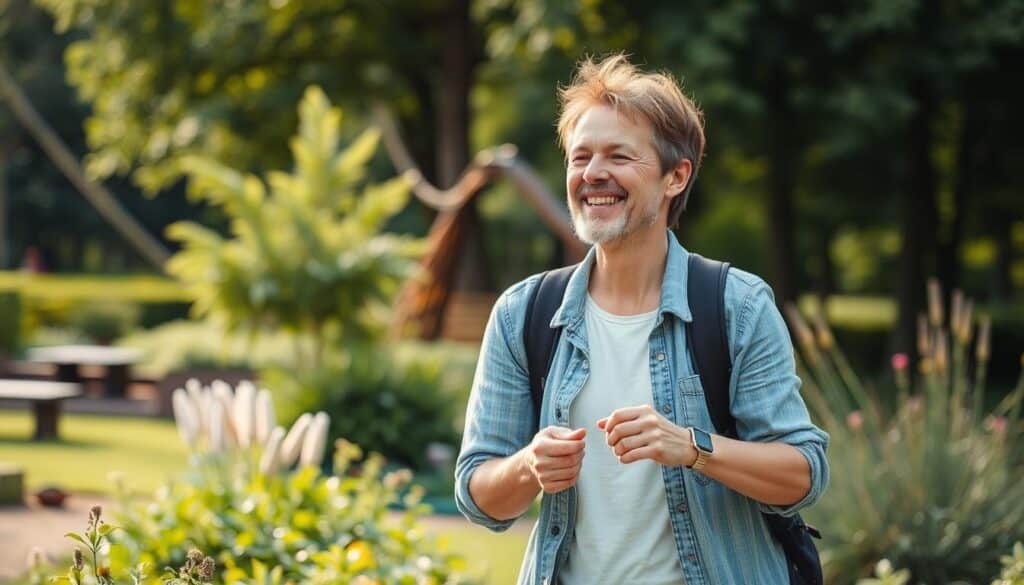 Person enjoying an active, balanced lifestyle with focus on overall wellbeing rather than just weight Person enjoying an active, balanced lifestyle with focus on overall wellbeing rather than just weight