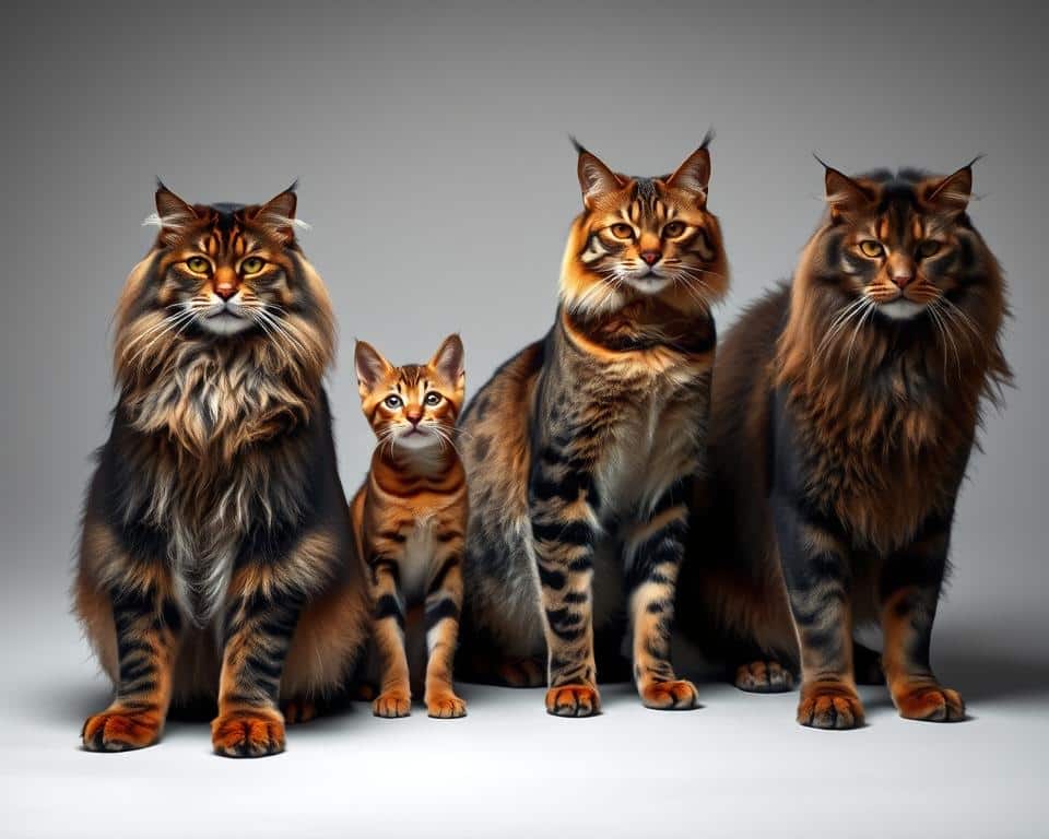 Comparing largest cat breeds