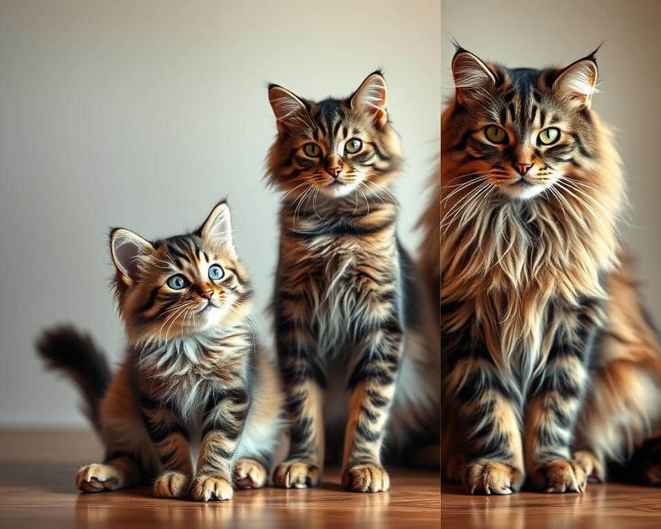 full grown maine coon development stages