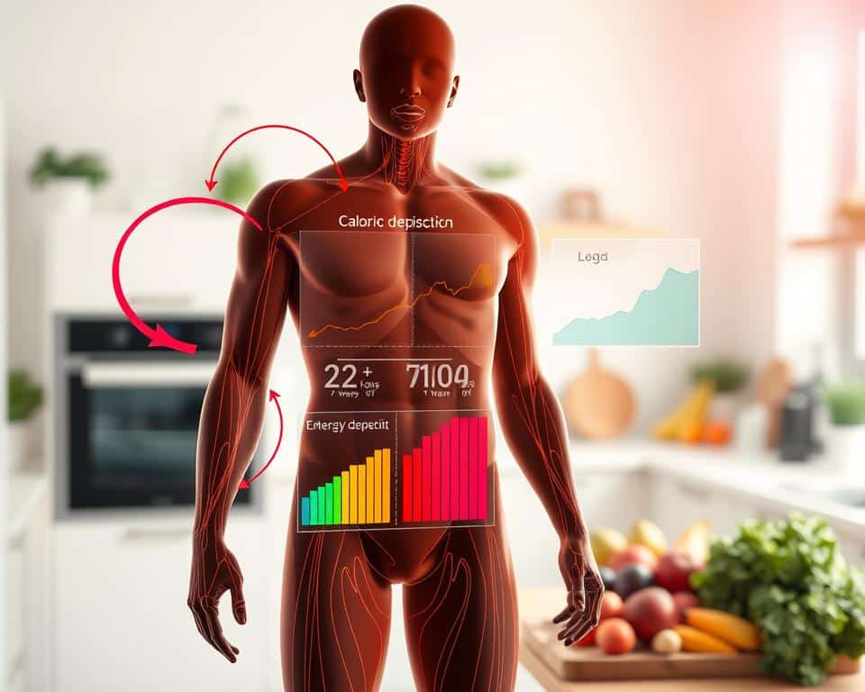 caloric deficit and metabolism visualization caloric deficit and metabolism visualization